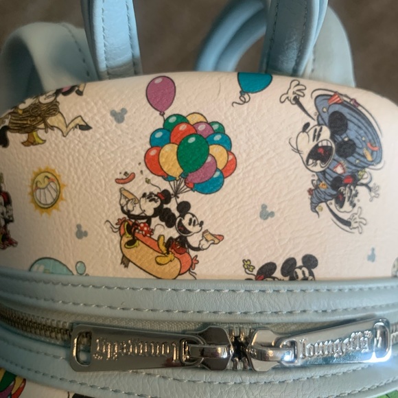 Mickey and Minnie's Runaway Railway Mini Loungefly backpack - Picture 6 of 12